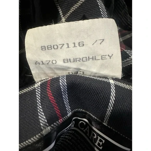 Vintage Barbour Burghley A170 Long Jacket Mens C42 Wax Equestrian Trench Coat - Picture 9 of 16